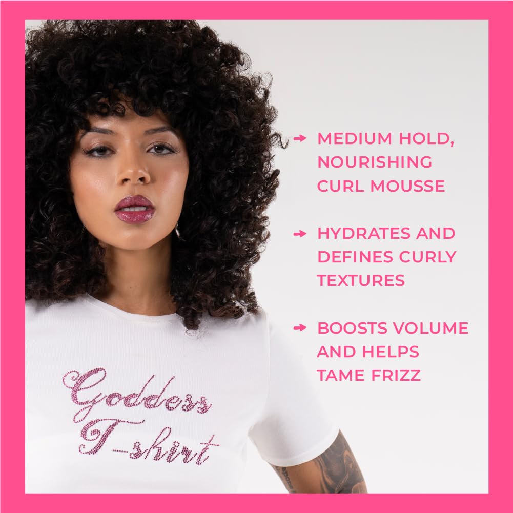 Curlshow Wash-n-Show Curl Mousse, Adds Volume & Enhances Texture Definition 7 Ounces