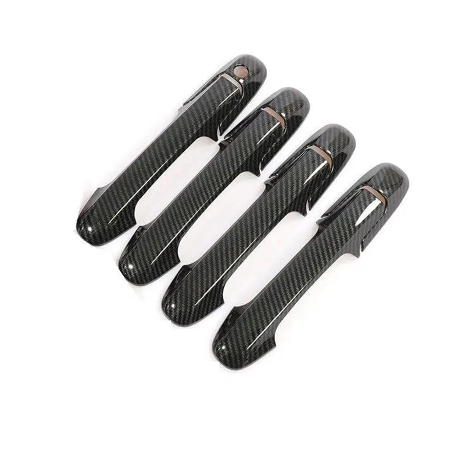 Csspdm Carbon Accessories Car Door Knob Protector Handle Frame Cover Garnish Trim For Accord For Sedan 2003 2004-2007(Carbon)