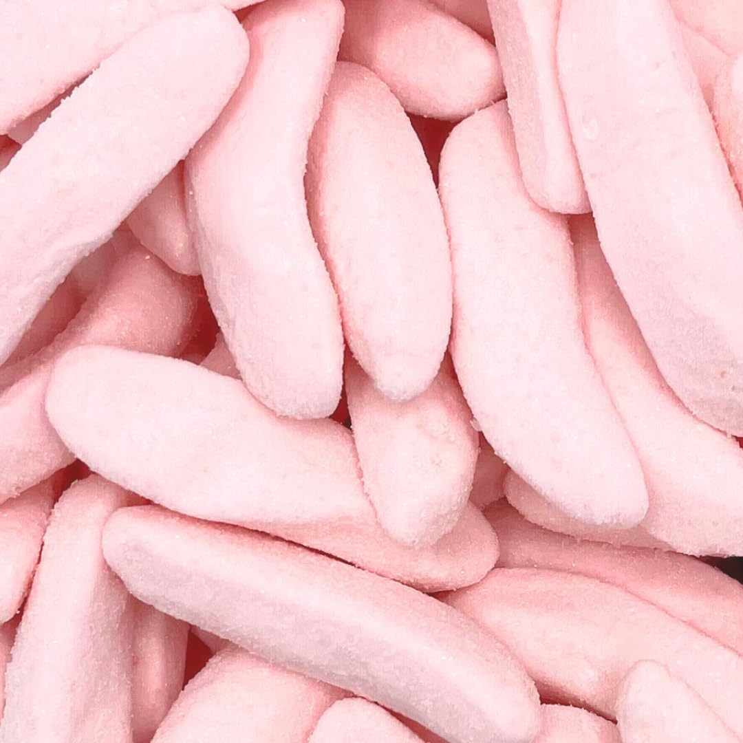 Swedisweets Sour Strawberry Banana Strips Swedish Loose Candy 16oz | Fruity Sour Gummies | Soft & Chewy Gluten-Free Treats | Authentic Scandinavian Candy 454g