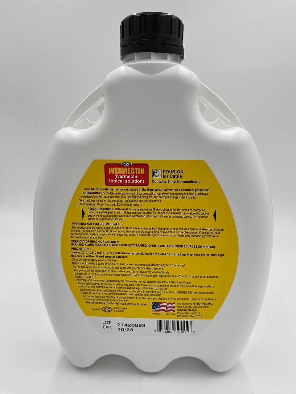 Durvet Ivermectin Pour On 1 Lt