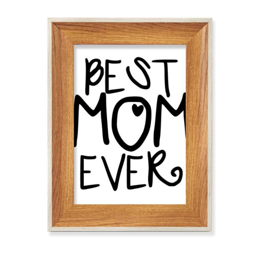 Cadre photo en bois Best Mom Ever décoration intérieure et souvenir de famille