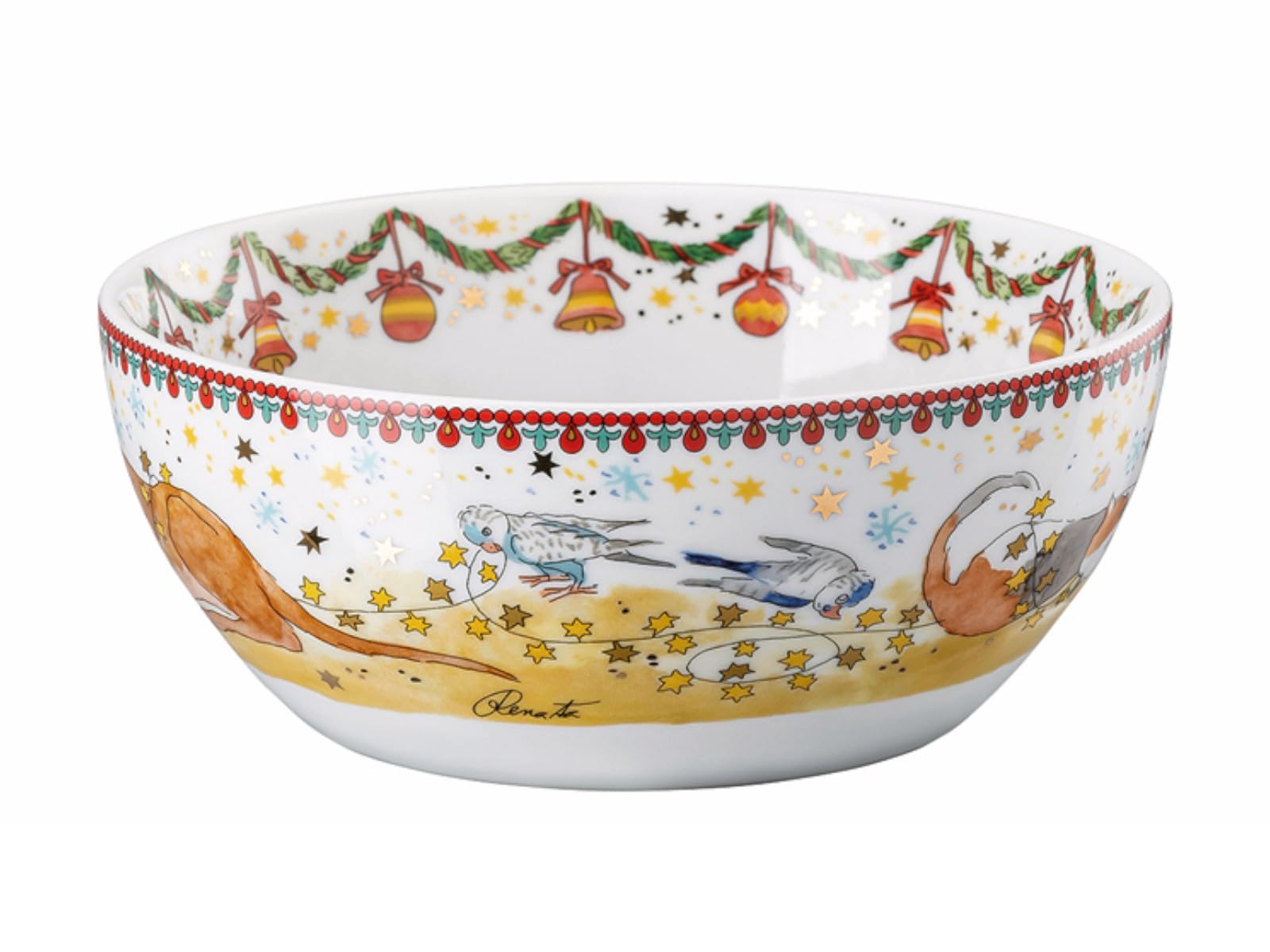Hutschenreuther Miseczka na musli, porcelana, wielokolorowa, okrągła