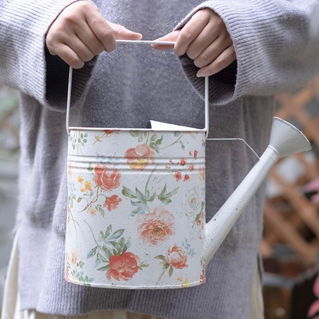 Arrosoirs Arrosoir de Douche en métal Vintage, Outil d'arrosage de Plantes Facile à Verser de Style Ferme for Un Jardinage Rapide et Efficace