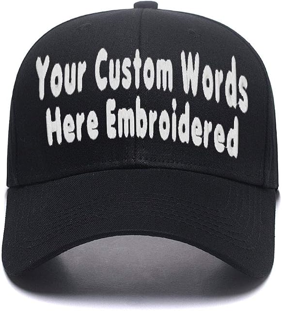 Custom Embroidered Hat Logo,Personalized Baseball Cap, Customized Kids Sun Hats,Mens Summer Trucker Cap,Outdoor Sport Ponytail Cap, Unisex Embroidered Cap, Family Matching Accessories,DAD/Mom Gifts