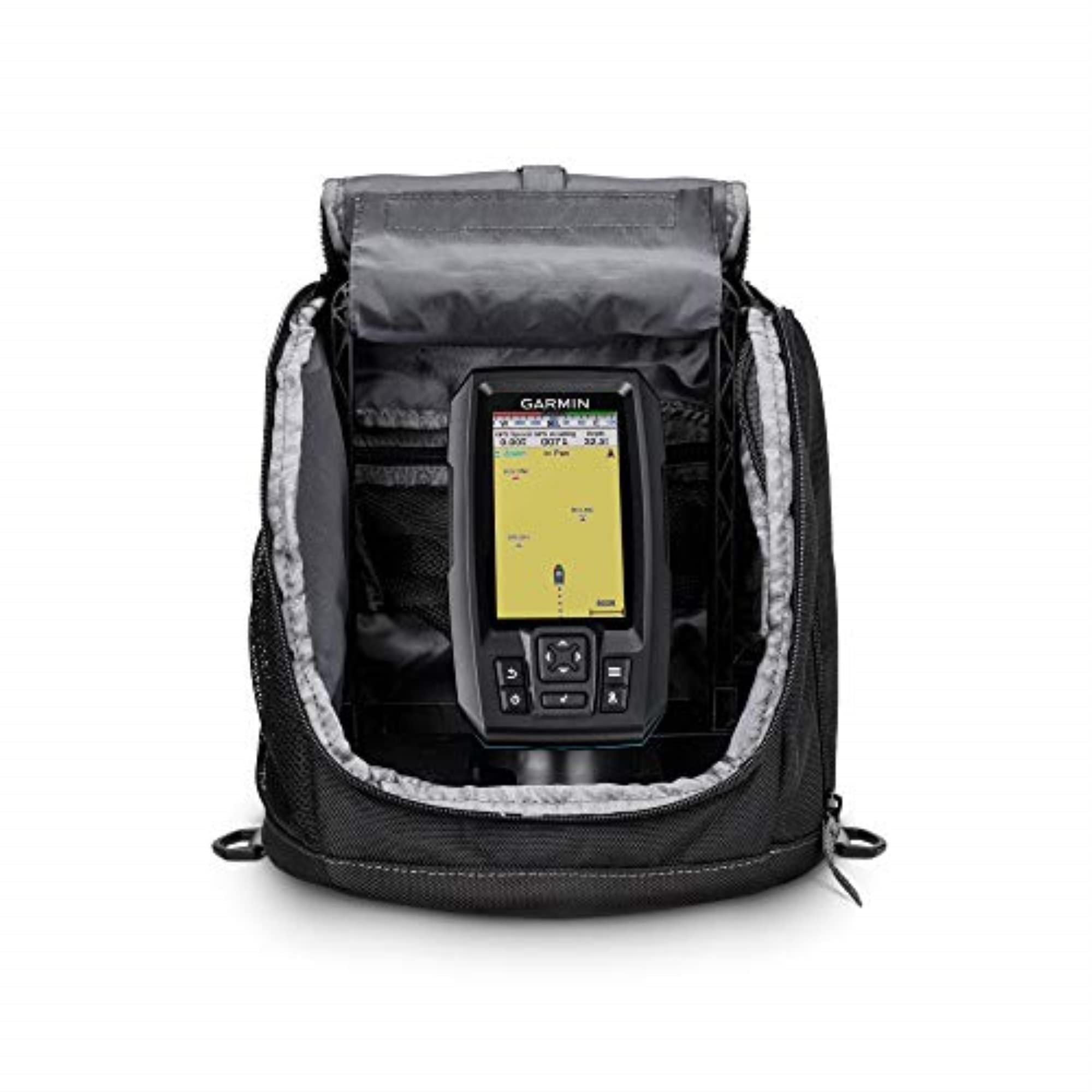 Garmin Striker Plus 4 Ice Fishing Bundle, Includes Portable Striker Plus 4 Fishfinder and Dual Beam-If Transducteur
