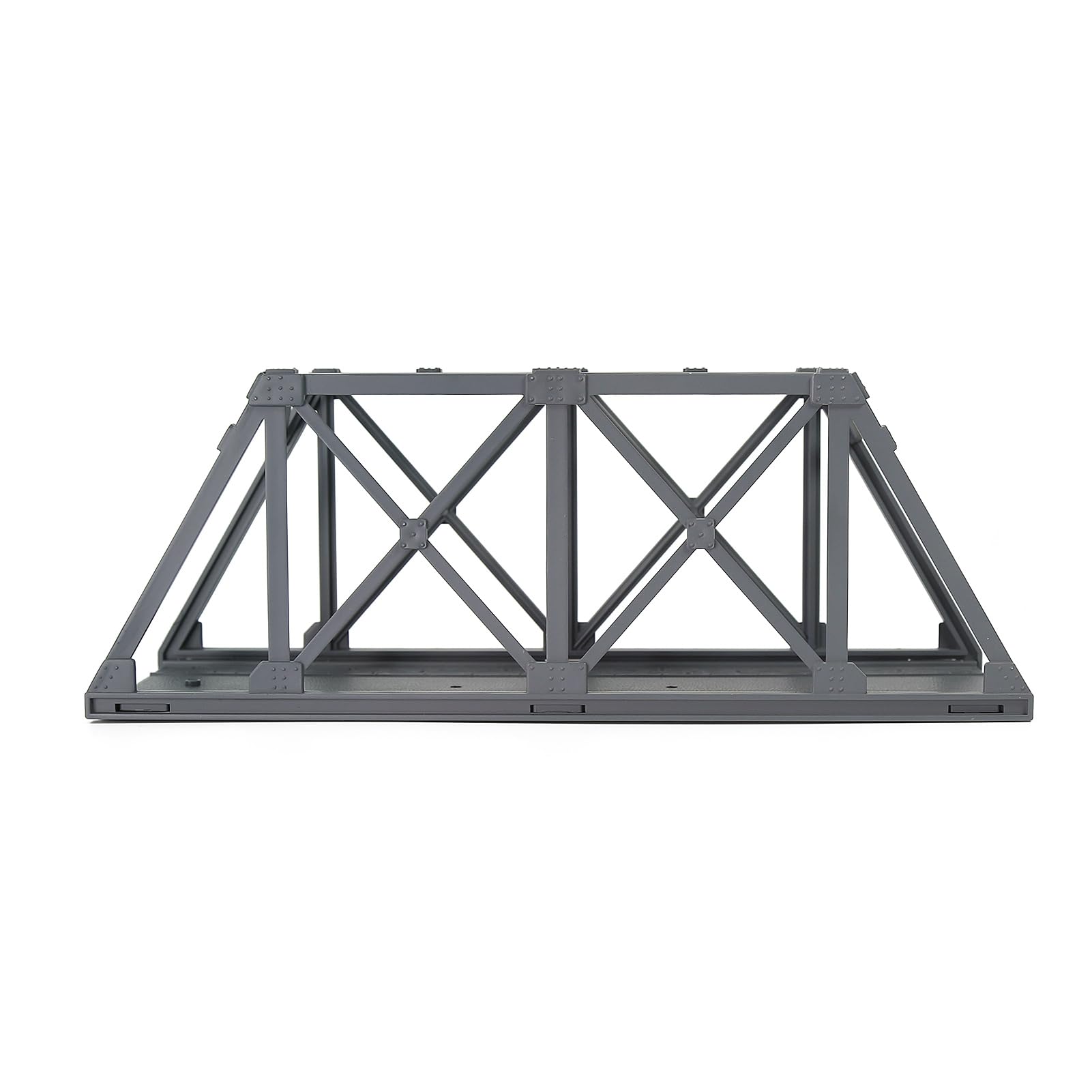 Evemodel 1 piste H0 1:87 modèle pont à colombages kit pour modélisme ferroviaire (gris foncé)