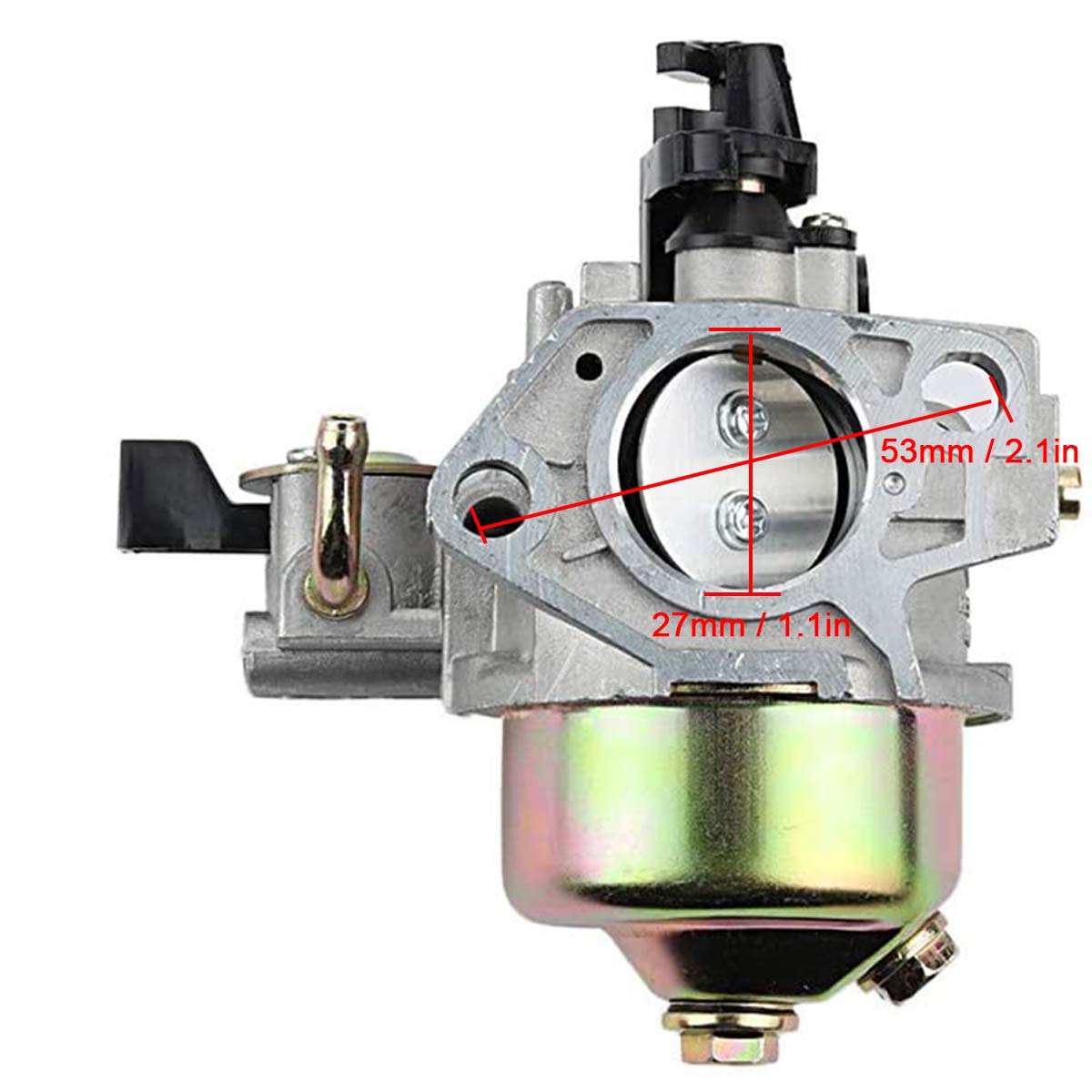 ZAMDOE Vergaser Kit für Honda GX340 GX390 13HP 11HP Toro 22308 22330 Rasenmäher-Wasserpumpen, ersetzt 16100-ZF6-V01 16100-ZF6-V00
