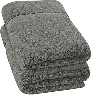 Utopia Towels - Luxurious Jumbo Bath Sheet (35 x 70 Inches, Grey)