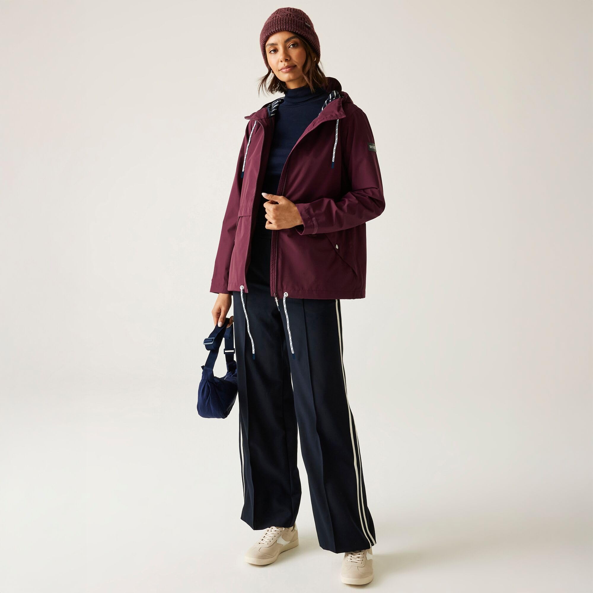 Regatta Women's Waterproof Jacket Bayletta Manteau de Pluie à Capuche zippé pour Femme