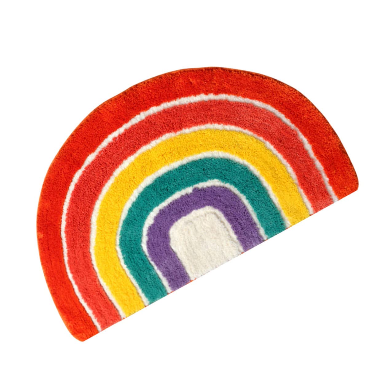 Tapis de sol antidérapant en polyester lavable pour la sécurité de la salle de bain