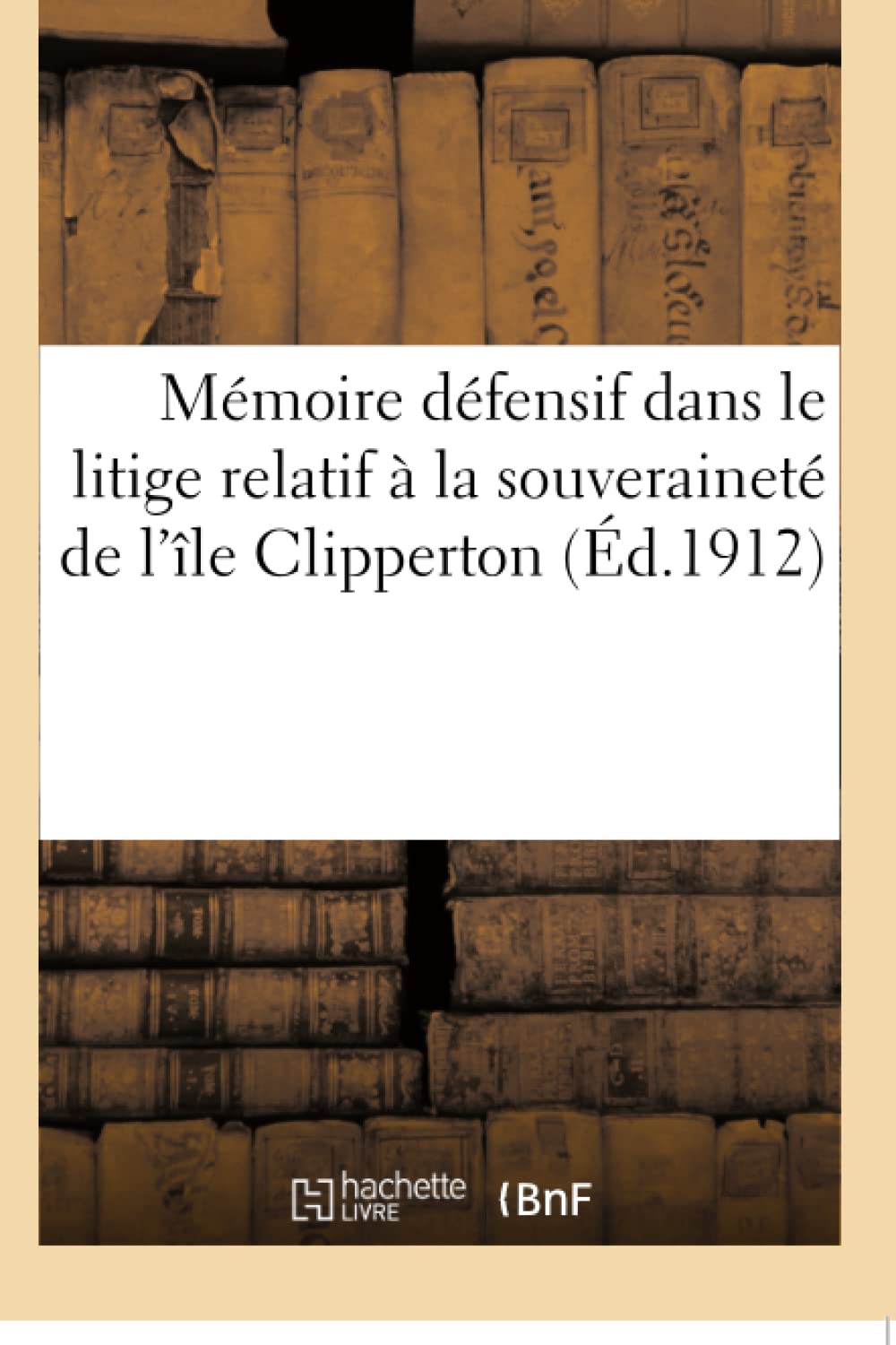 Mémoire Défensif Dans Le Litige Relatif À La Souve: Soumis À La Décision Arbitrale de Sa Majesté Victo