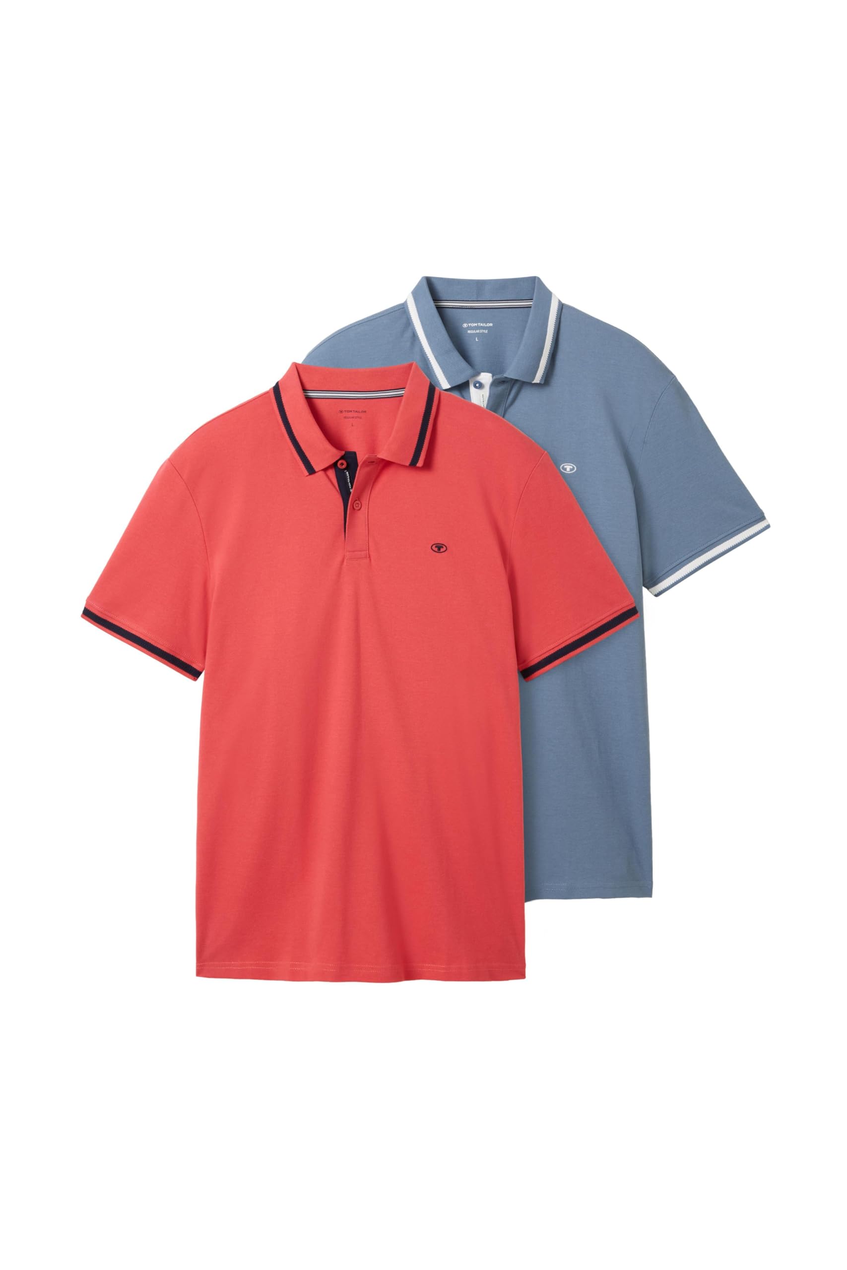 Tom Tailor Herren Poloshirts im Doppelpack
