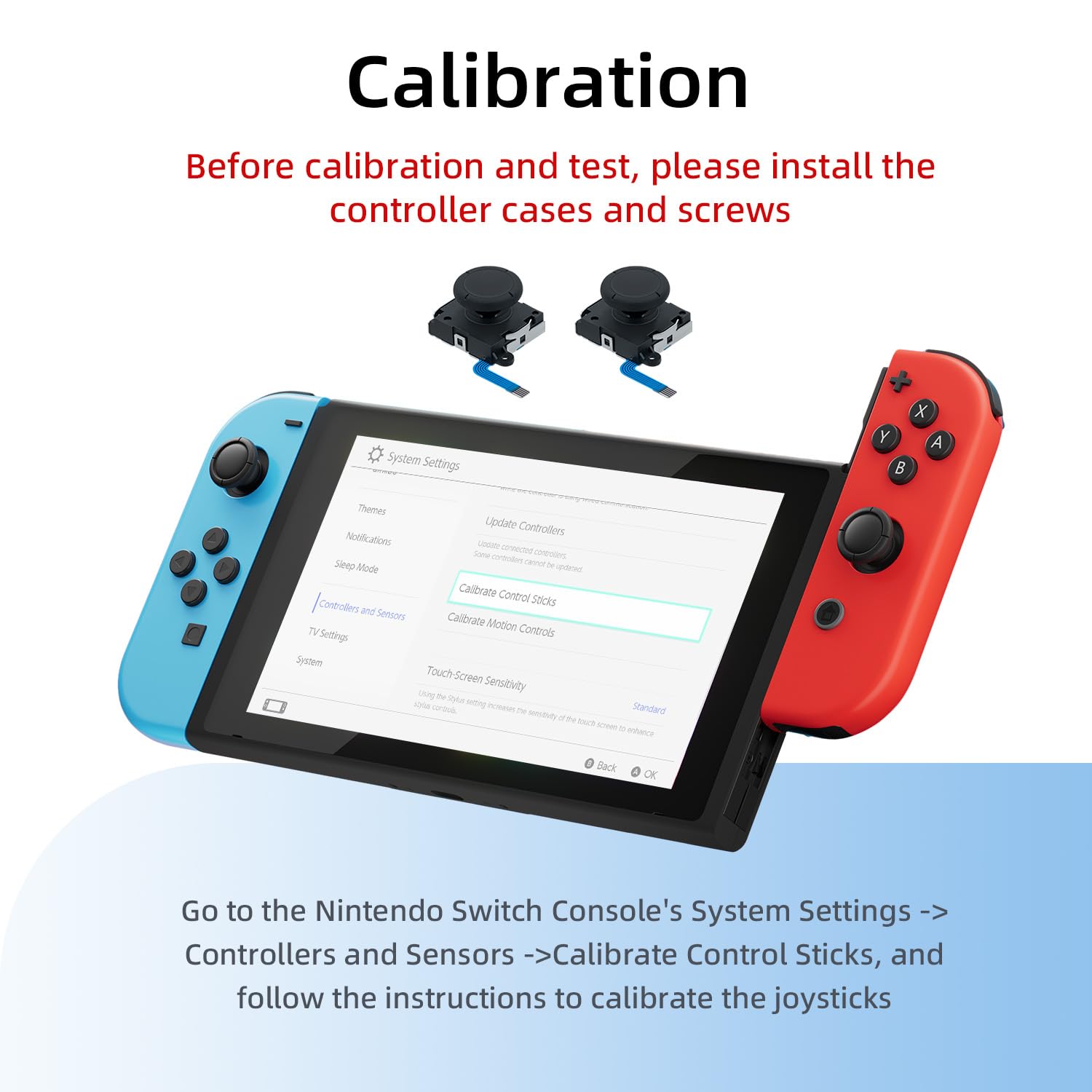 Nintendo Switch RT-185541 Amazon.com: Wigearss Replacement Analog Joystick for Nintendo