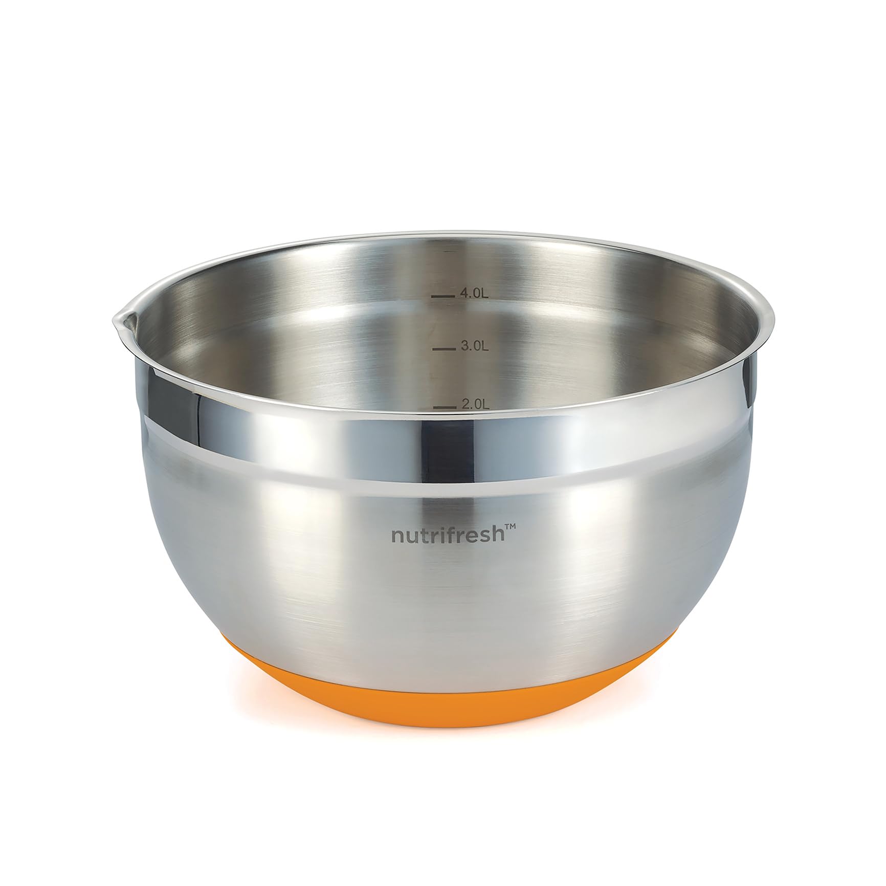 Cuenco para mezclar de acero inoxidable de 4,5 l con tapa hermética, multifuncional con 3 ralladores acoplables, altamente duradero y fácil de usar