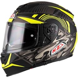 Nzi Combi 2 Duo Casco Integral Modelo Eurus 2 Duo Desert Black&Yellow