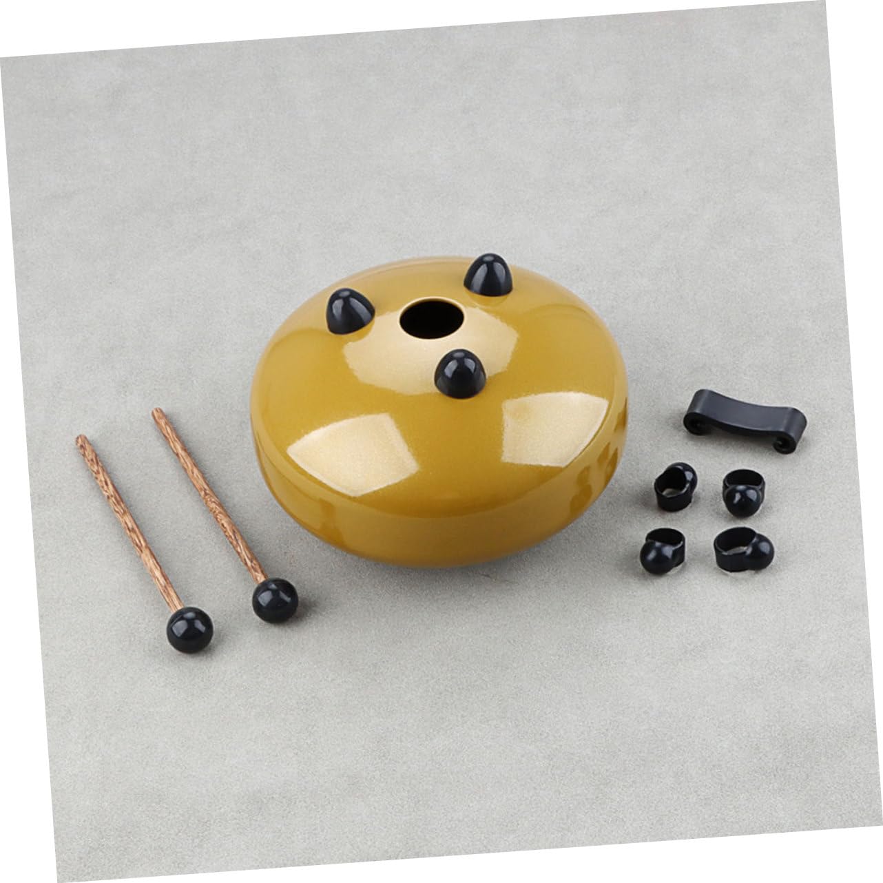 Hemobllo Hueco de Lengüeta Instrumento de Percusión de Mano Portátil de Lengua Etéreo para Principiantes de Lengüeta para Amantes Música