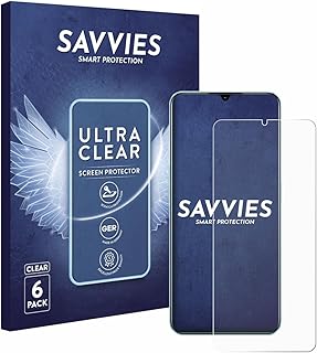 savvies Screen Protector for Oppo A78 5G Protection Film Clear 6-Pack