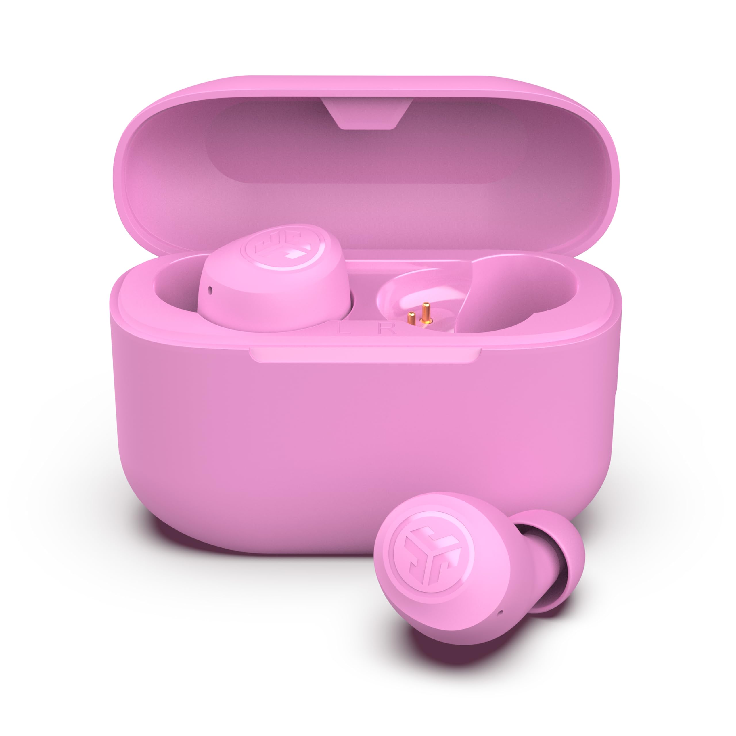JLab Go Air Pop+ Auriculares Inalambricos Bluetooth, Wireless Earbuds 35+ Horas Rendimiento con Caja de Carga - Audifonos Bluetooth Inalambricos con Micrófono, Dual Connect, App, Negro Medianoche — view 14