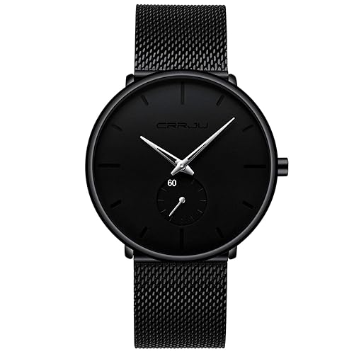 FIZILI Mens Watches Ultra-Thin Minimalist Waterproof - Fashion Wrist Watch