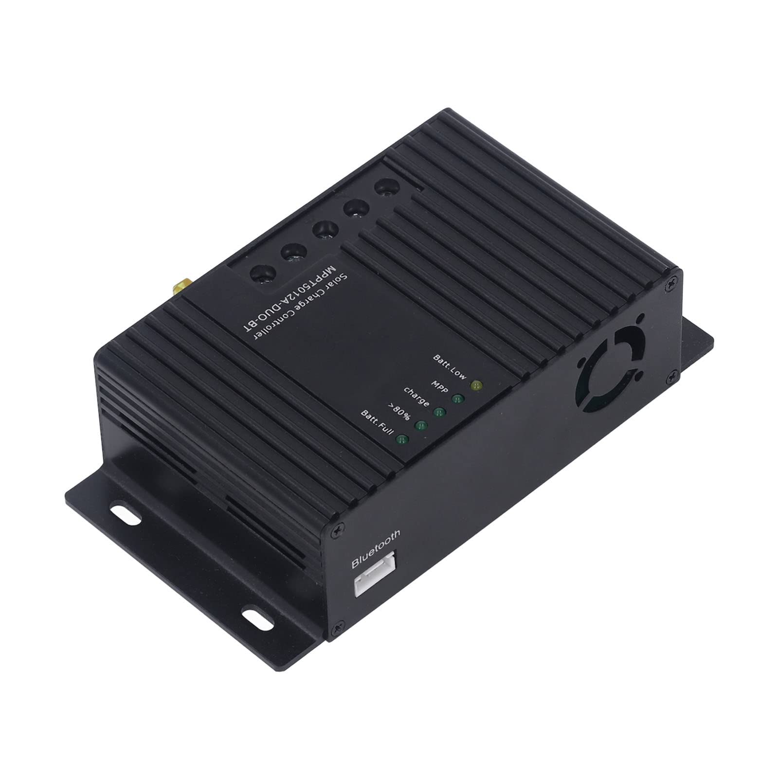 Domary Regolatore di Carica Solare MPPT Regolatore del Pannello Solare 12V 30A con Doppia Ricarica della Batteria per Batteria di Avviamento per Auto Marine RV