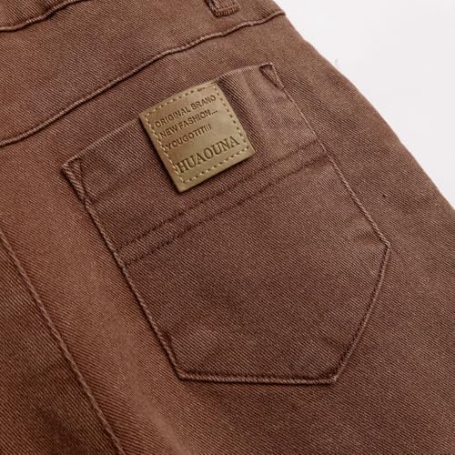 KIDSCOOL SPACE Baby Little Girls Canvas Overalls,Toddler Boys Ripped Holes Casual Workwear3