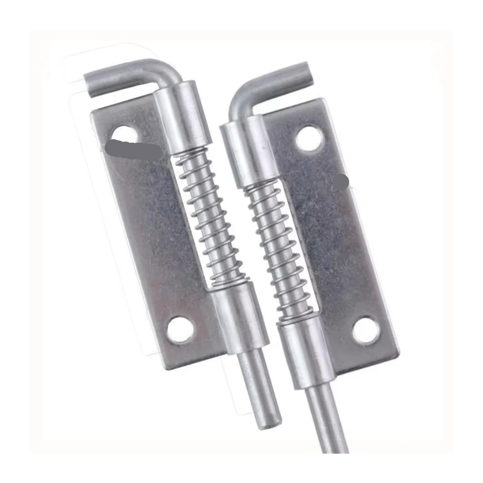 4pcs 304 Silver Stainless Steel Door Latch Sliding Lock Barrel Bolt Hasp Staple Gate Safety for Yard Gate