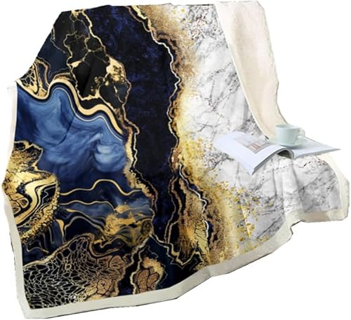 Miniatura 25 de Manta dorada con estampado egipcio, estilo antiguo Egipto, manta Sherpa con patrón jeroglífico del Antiguo Egipto, manta de vellón para niños