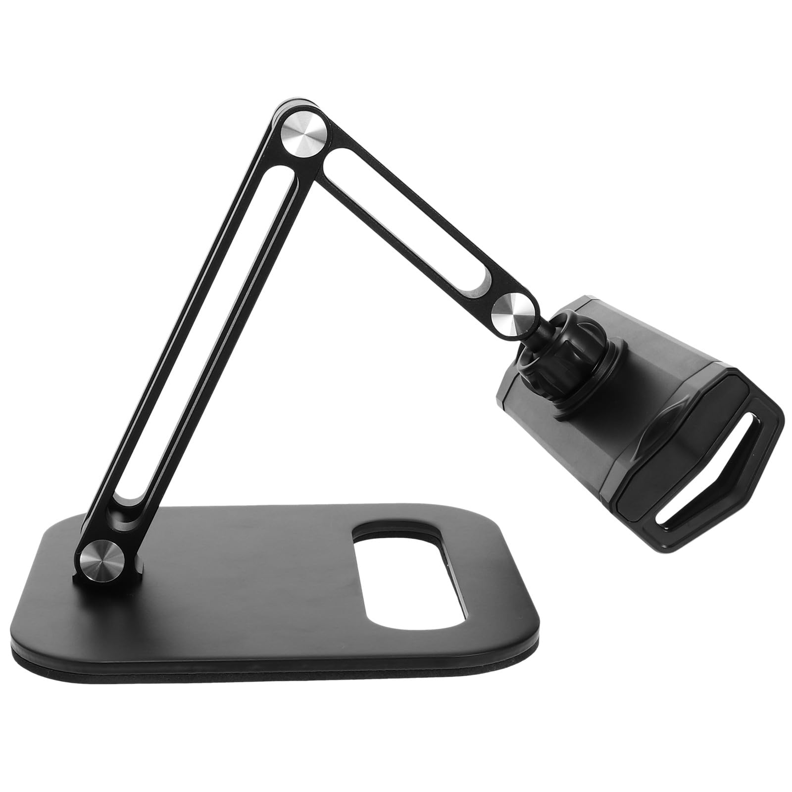 VALICLUD Soporte para Teléfono Móvil y Tablet con Altura y Ángulo Ajustable, Aluminio y TPU, Antideslizante para Transmisiones y Videos