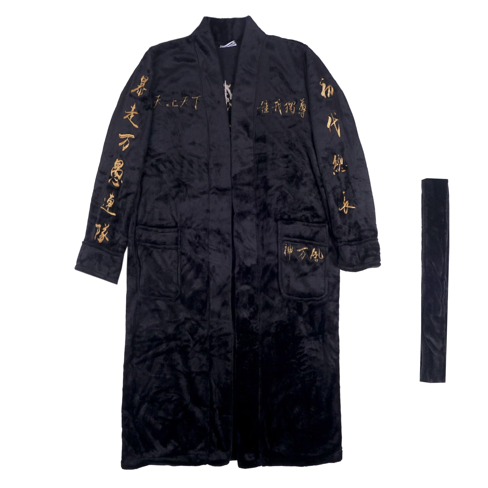 CoolChange Albornoz Toman con caracteres bordados para fans de Tokyo Revengers | Tallas: S/M, L/XL