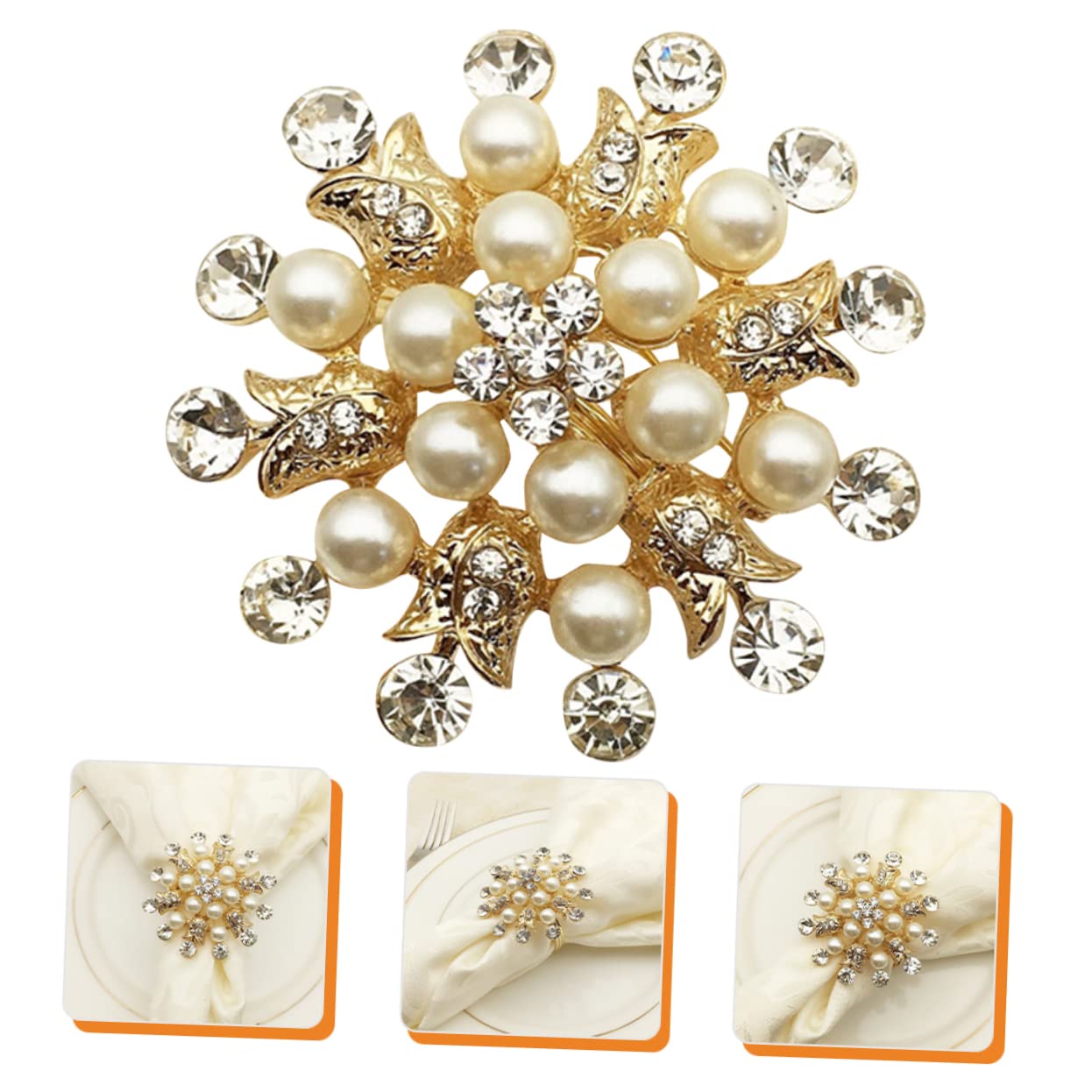 Cabilock 4 Ensembles Rond De Serviette Ronds De Serviette De Noël Porte-Serviette De Noël Porte-Serviettes Ronds Assiettes Flocon De Neige Boucles De Serviette De Noël Métal 4 Pièces * 4