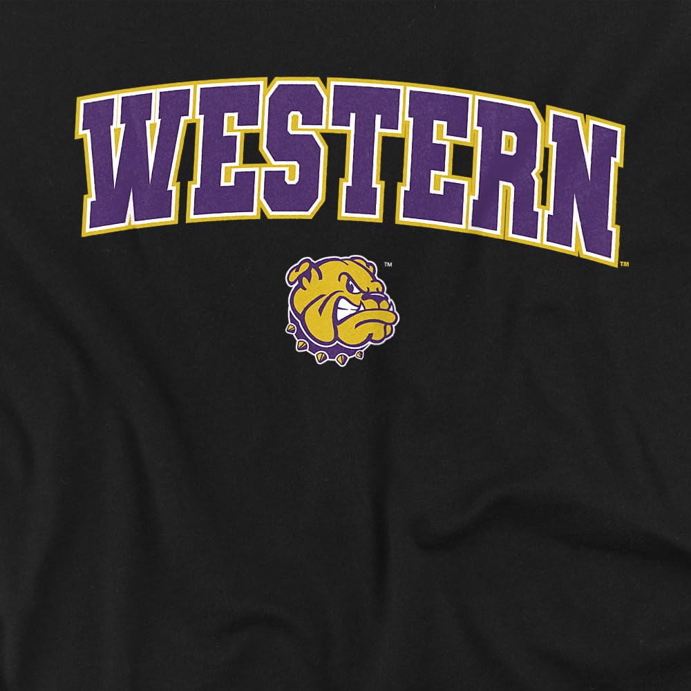 LOGOVISION Western Illinois University Arch Logo Black Kids T Shirt (3) for Toddler Boys and Girls, Black