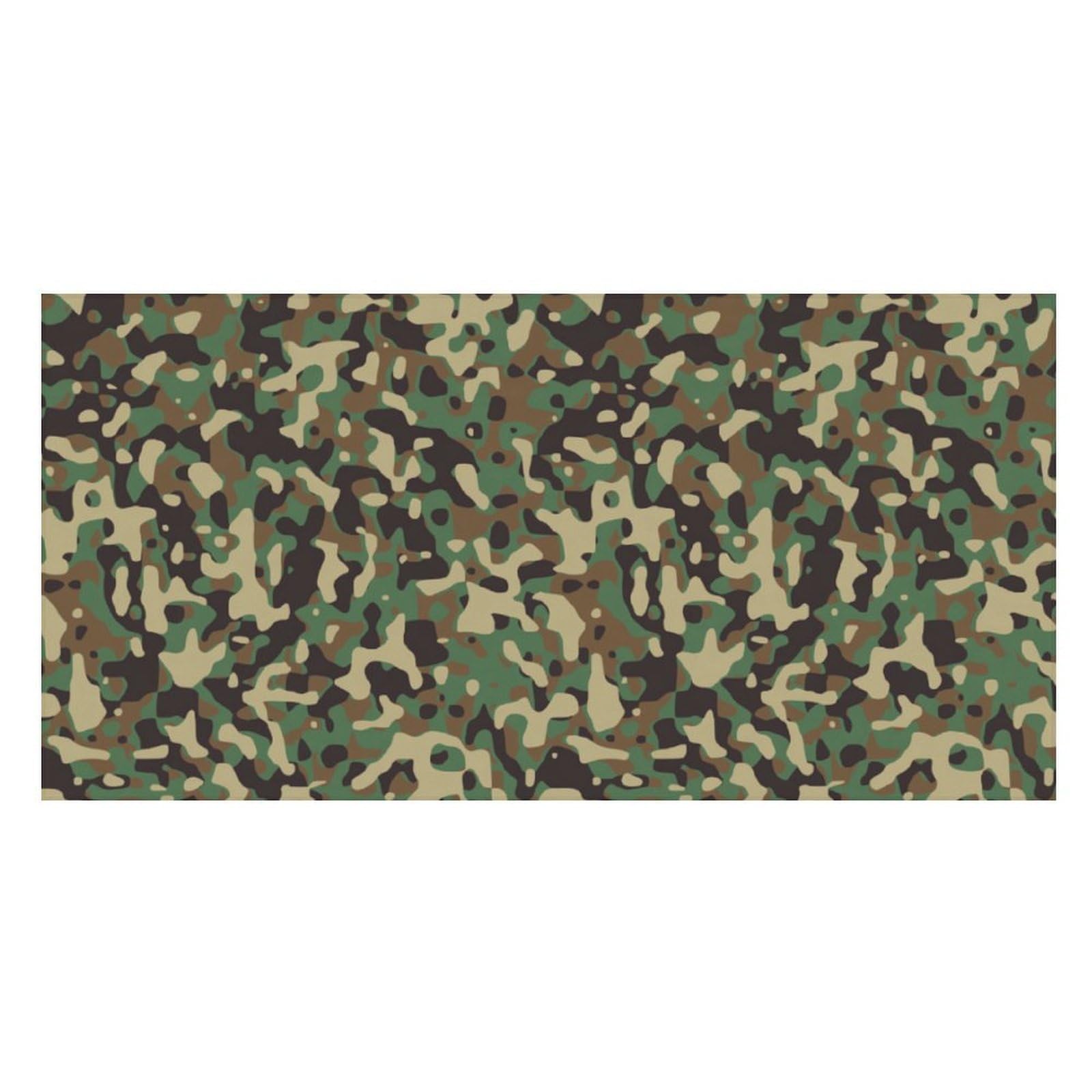 LWORZIIB Beach Towel, Green Camouflage Pattern Bath Towel, Pool Towel Great for Gym Swimming 80 X 160cm