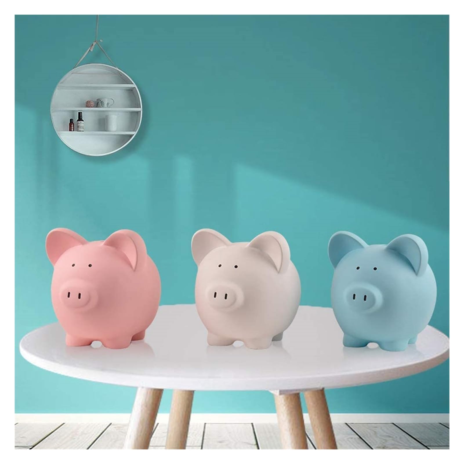 Coin Pig Cute Pig Piggy Bank, Resin Coin Money Bank, Cute Pig Money Box Coin  Jar... Cute Piggy Bank For Adults