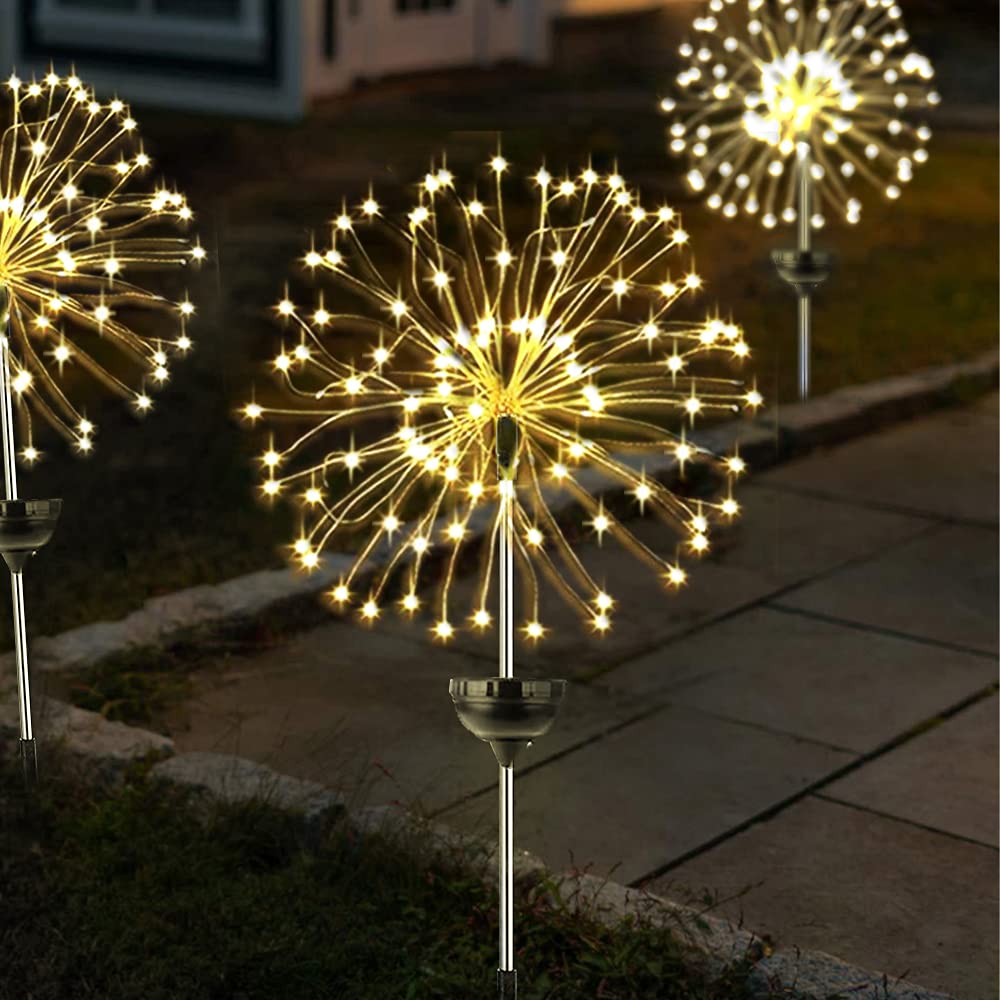 2 Pack Solar Firework Lights
