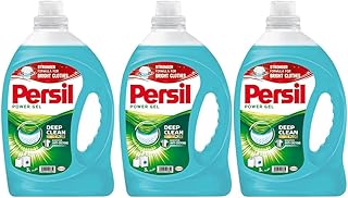Power Gel Liquid Laundry Detergent For All Washing Machines - 9 litres (3LX3 Pack), With 2X Power Vs Powder, Deep Clean Technology For Perfect Cleanliness And Long-Lasting Freshness