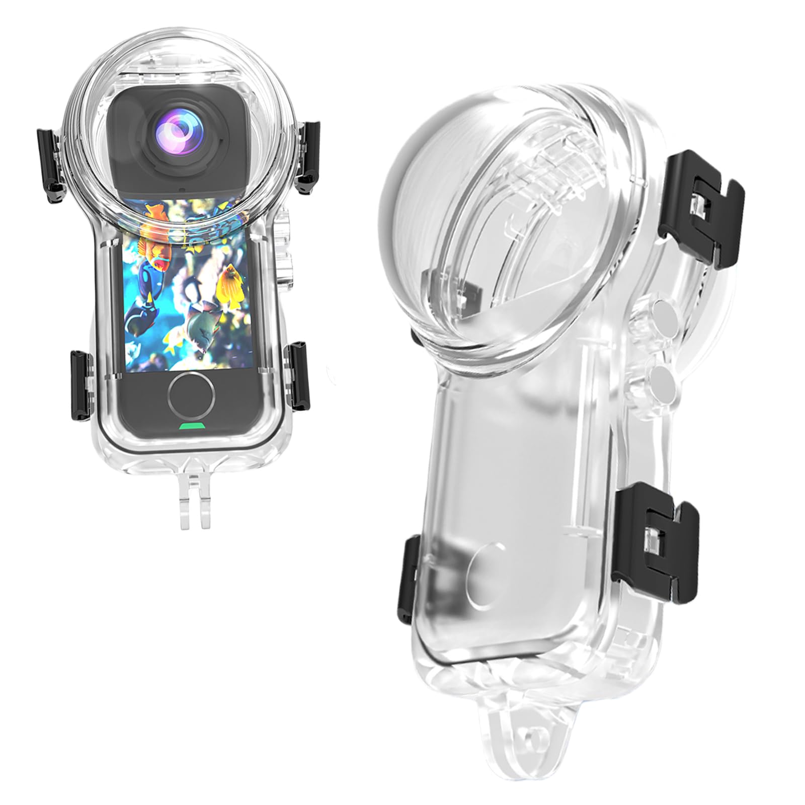 Custodia subacquea Insta 360 X4 Air invisibile, custodia protettiva impermeabile fino a 50 m (164 piedi) con prevenzione degli schizzi, guscio protettivo subacqueo per Insta360 X4 Air con staffa e
