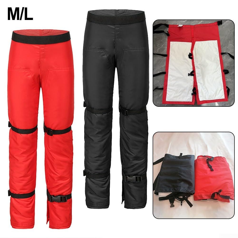 Delantal protector de motosierra para uso profesional y profesional con cinturón ajustable y correas de pierna para mantener el ajuste durante tareas activas