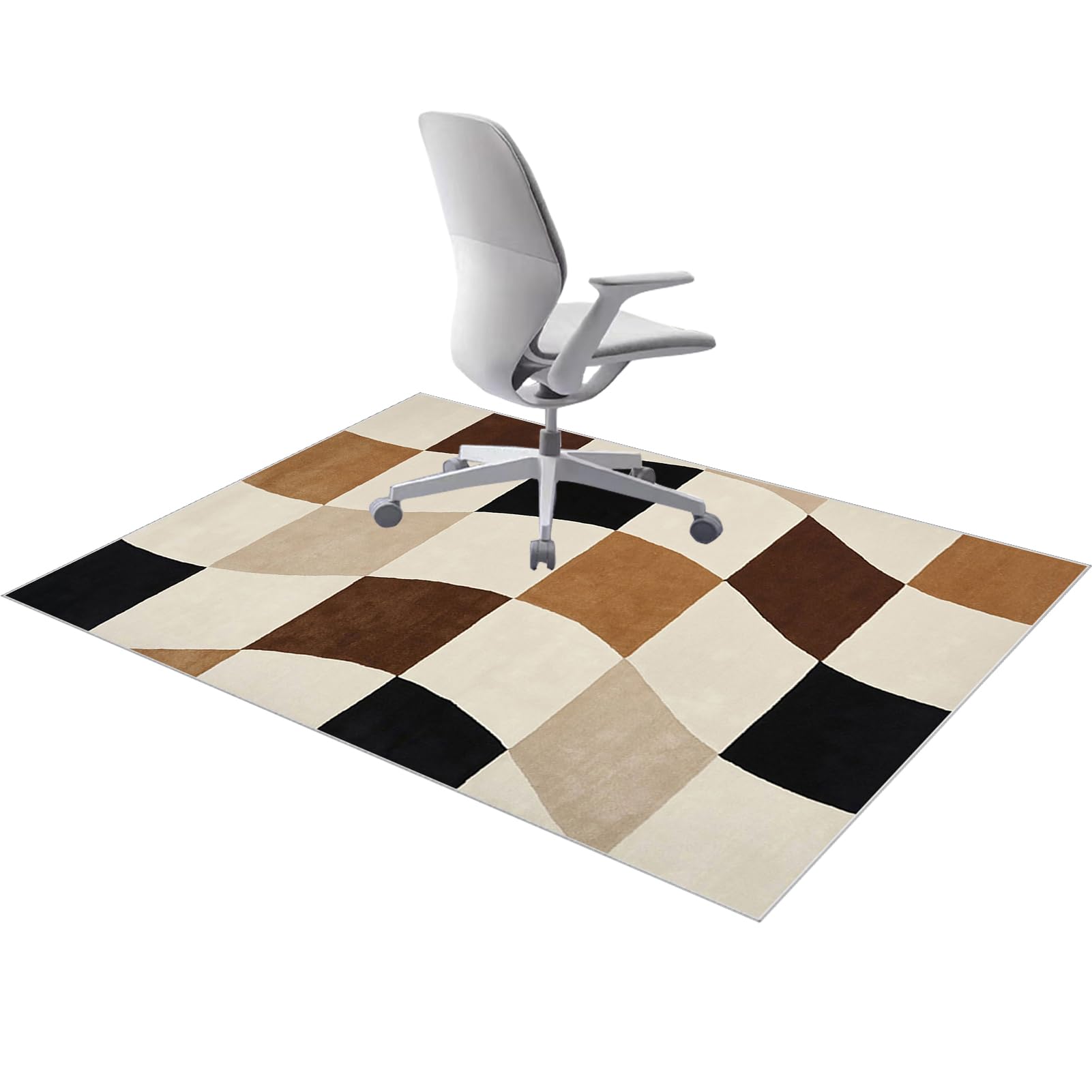 Tehocwiz Office Chair Mat for Hardwood Floor, Floor Protector Mat, Non Slip Floor Mat for Office Gaming Chair, Chair Rolling Mat, Desk Chair Mat for wooden Floors 90 x 140 cm