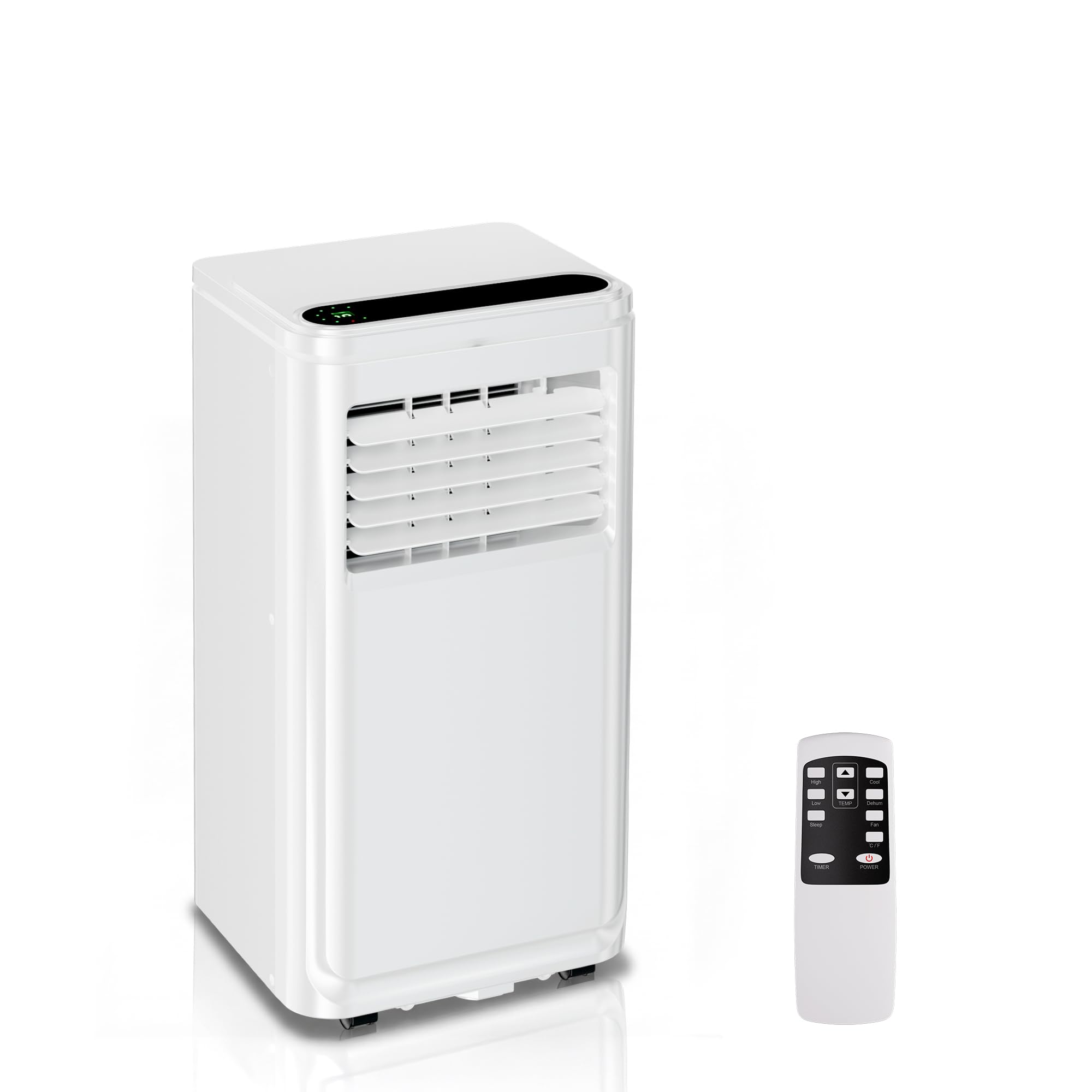 AKIRES 6000 BTU Portable Air Conditioner with Remote Control 3-IN-1 Portable AC Unit With Fan Dehumidifier Cools Up
