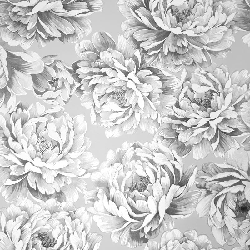 Papel pintado floral monocolor Fine Decor FD44054 Imogen de lujo para paredes