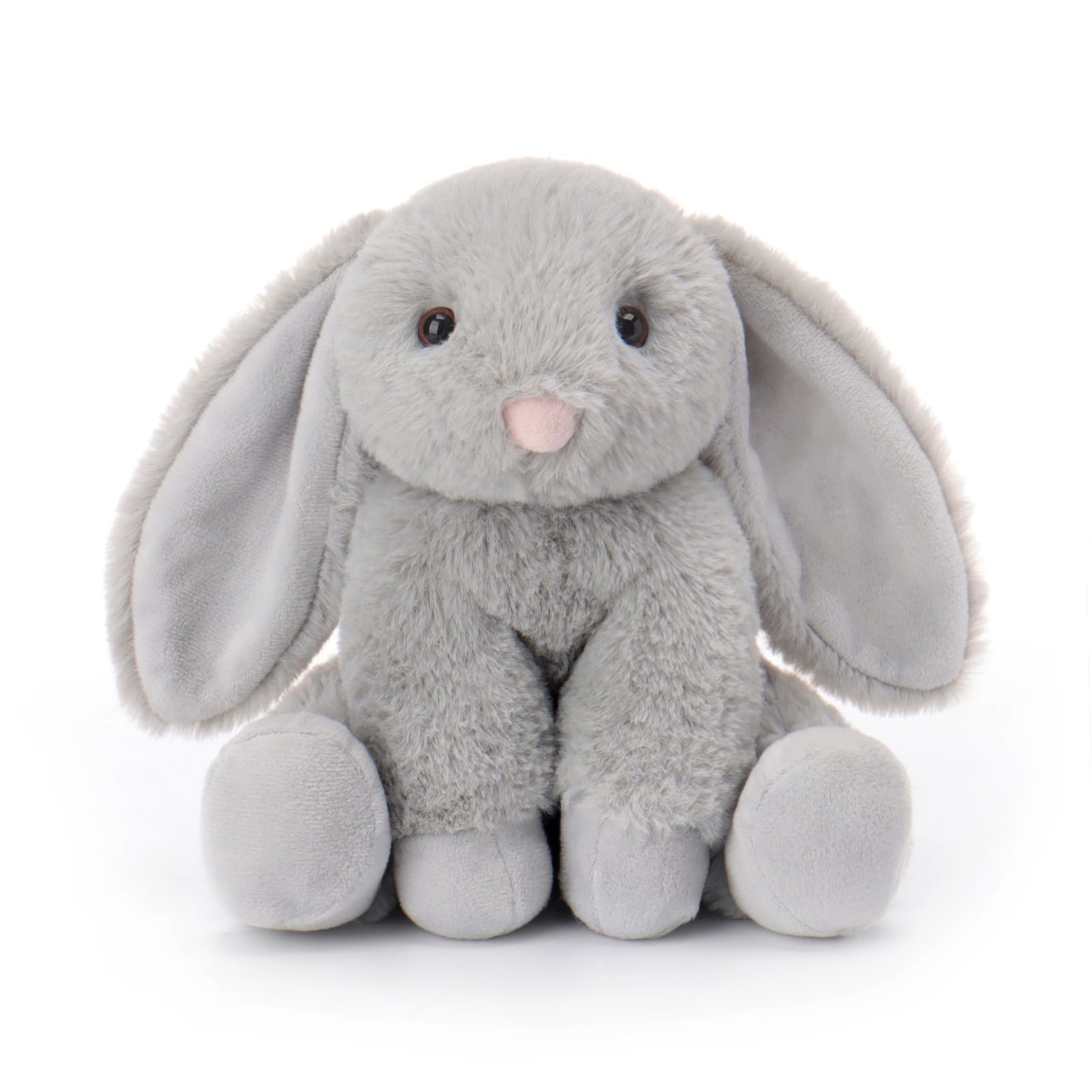 Amazon.com: Apricot Lamb Toys Plush Grey Bunny Rabbit Stuffed