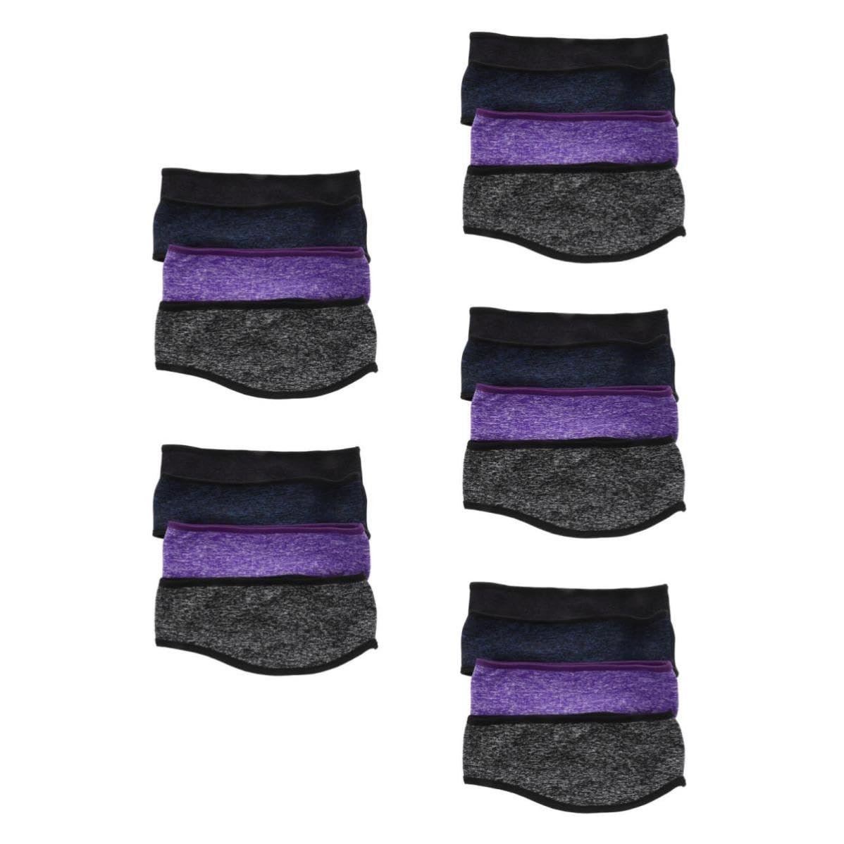 SEWACC 20 Pièces Bandeau de Sport Chaud pour Femmes en Polyester Extensible Protection des Oreilles pour Activités Fitness en Extérieur et Course par Temps Froid