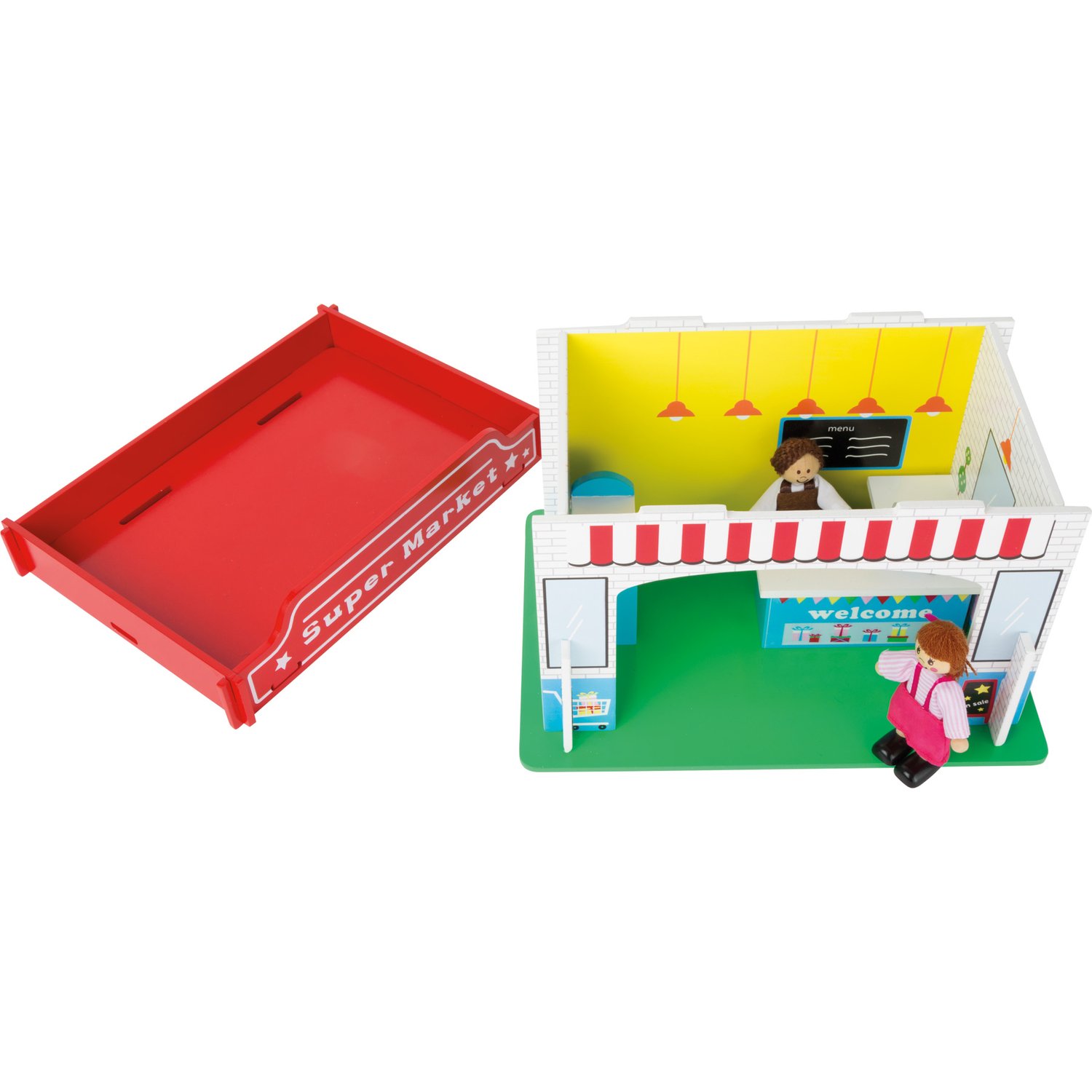 small foot 10853 - Casa da Gioco Supermercato in Legno