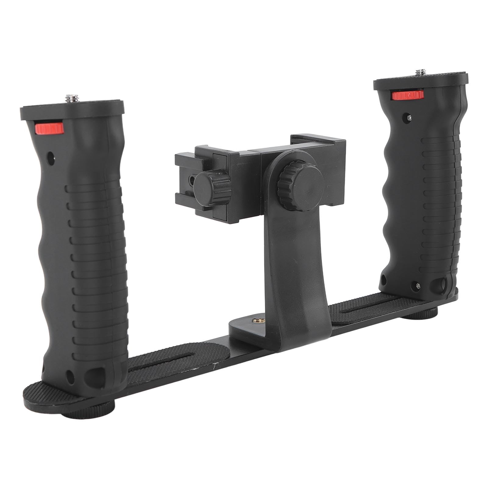 Jectse Smartphone Video Rig, Universal Portable Handheld Smartphone Video Stabilizer Rig with Adjustable Bracket, Vlogging Cage for Live Streaming Filmmaking Vlogging