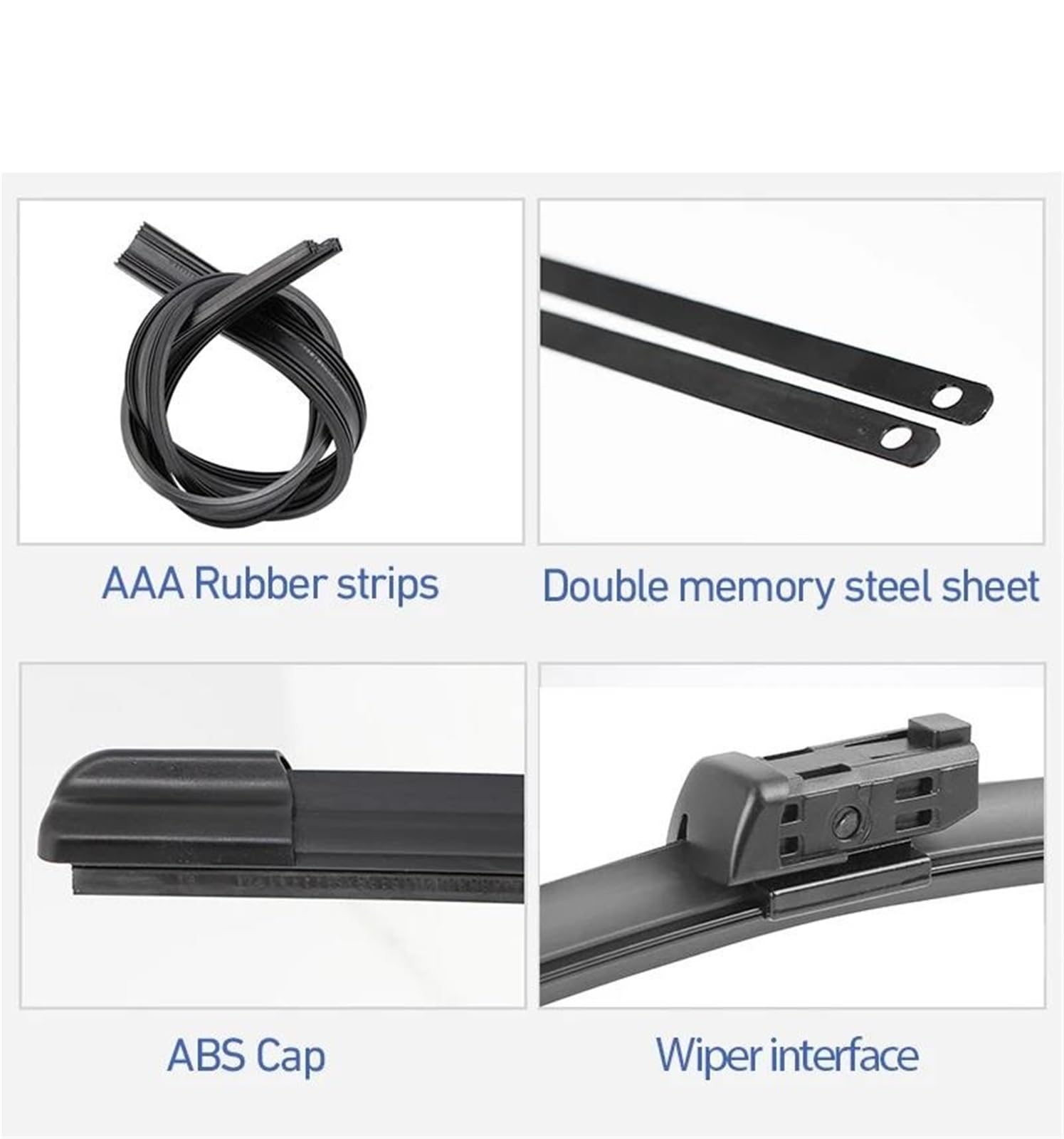 Kit De Escobillas Limpiaparabrisas Delanteras Y Traseras Para Ford Para Mondeo MK4 Para Estate 2007-2014 Limpiaparabrisas(LHD)