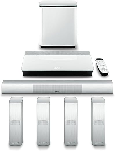 Bose Lifestyle 650 5.1 Home Cinema System (Bluetooth, Controllable App, White)