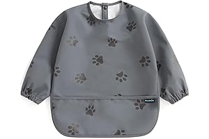 Baby Bib with BLW 3 in 1 - Machine Washable & Skin-friendly...