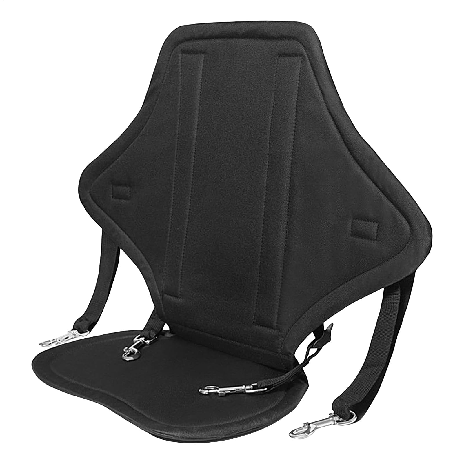Kayak Seat Replacement, Paddle Board Seats with Back Support, 24.41 inches Padded Adjustable Seating with Storage Bag for Camping Concert Kayaking Picnic Beach Outdoor Lawn