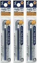 Pilot LFBTRF12UFBB FriXion Ball Slim Refill for Other Color Types 0.38mm Blue Black 1 Pack x 3 Pack Set
