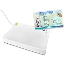 ATLANTIS lettore cie 3.0 carta d’identità elettronica italiana,per INPS,Ag. delle entrate, INAIL,Fascicolo sanitario,ANPR Lettore smartcard contactless nfc per PC, collegamento USB,Bianco,P005-CIED311